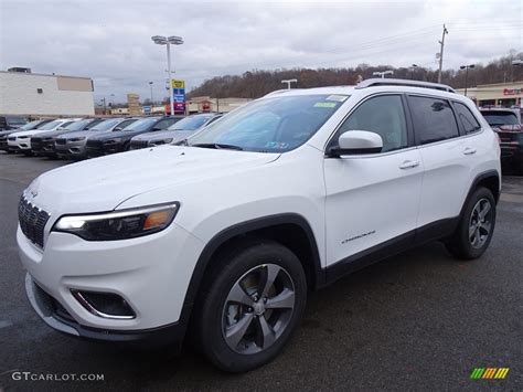 2019 Bright White Jeep Cherokee Limited 4x4 130745033