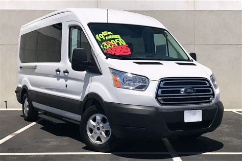 Certified Pre Owned 2019 Ford Transit 350 Xlt Rwd Passenger Van
