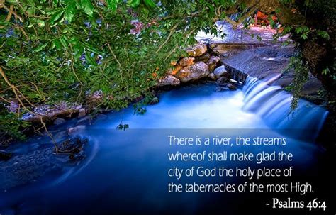 There is a river, the streams whereof shall make glad the city of God ...