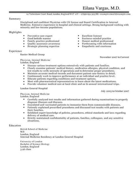 To brew your personalized doctor resume, simply pick one template and pour your experience and skills over the doctor resume example. Doctor CV Template | CV Samples & Examples