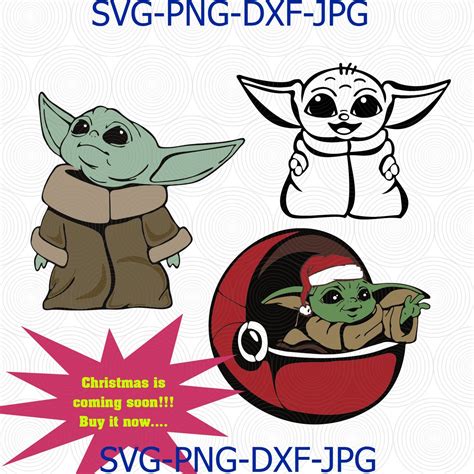 Baby Yoda Svg File SVG Images Collections