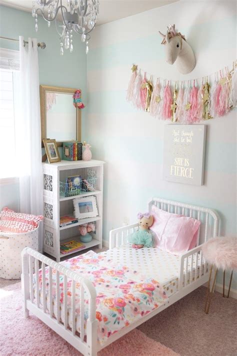 Romantic rustic farmhouse master bedroom decoration ideas 43. Toddler Room Refresh | Decorating toddler girls room, Girl ...