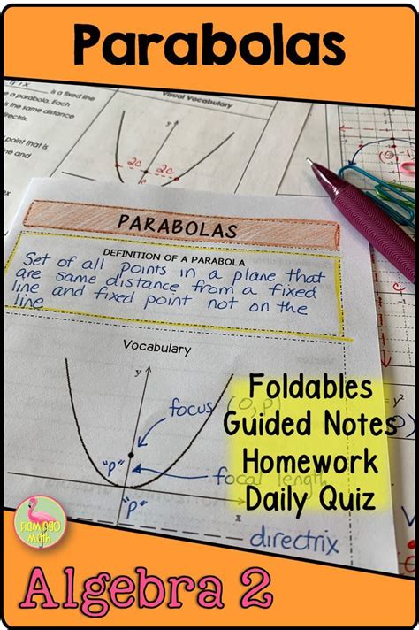 Parabolas Algebra 2 Unit 10 Algebra Free Math Lessons Algebra 2