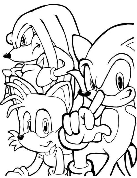 Coloring Page Sonic And Tails Coloring Home