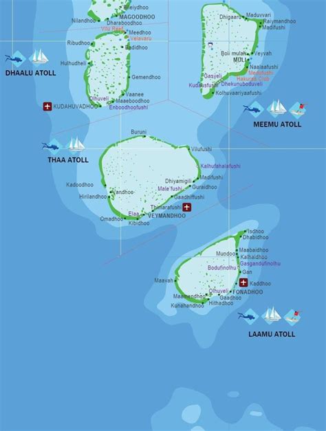 Mapa De Maldives