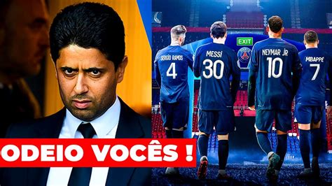 O Fim Do Psg Adeus Messi Neymar E Mbapp Youtube