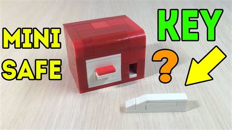 How To Make A Mini Safe With A Key From Lego Tutorial Instruction