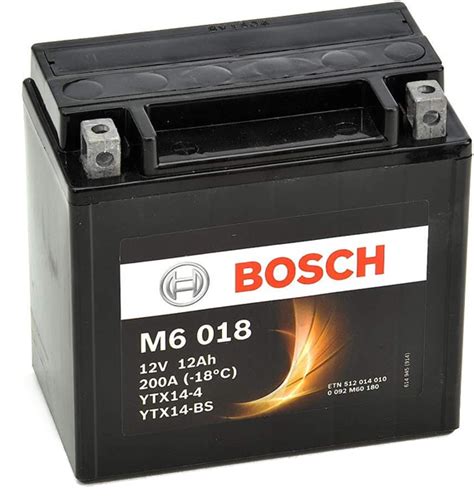 Batterie Moto Bosch M Agm V Ah A Ytx Bs