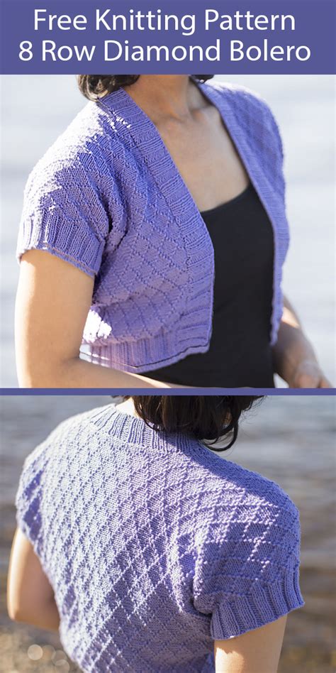 Vintage Knitting Pattern To Make Bolero Shorty Jacket Sweater Border