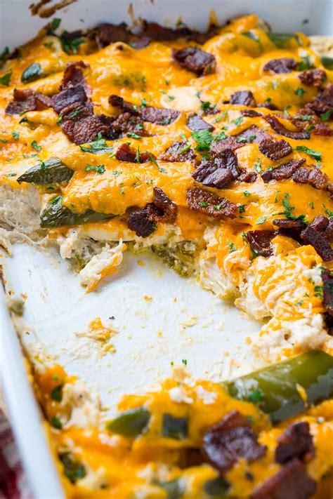 See more of mexico's chicken poppers and the eggstop on facebook. Jalapeno Popper Chicken Casserole | Recipe in 2020 ...