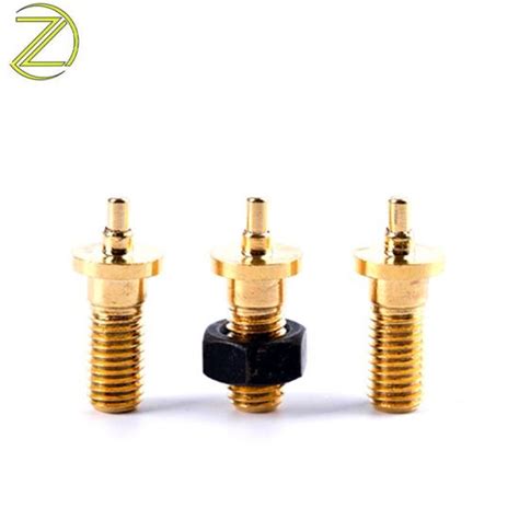 Brass Screw Thread Pogo Pin For Pcb Manufacturers Xiamen Zhong Li Da