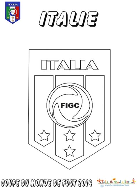 Juventus football club — wikipédia. Coloriage du blason de foot d'Italie sur Tête à modeler