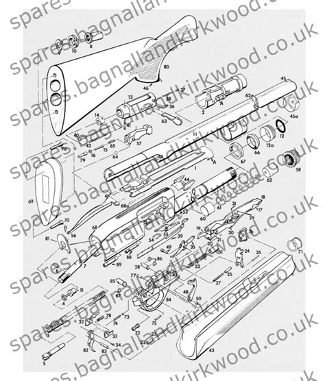 Remington 1100 Exploded Diagram Bagnall And Kirkwood Airgun Spares