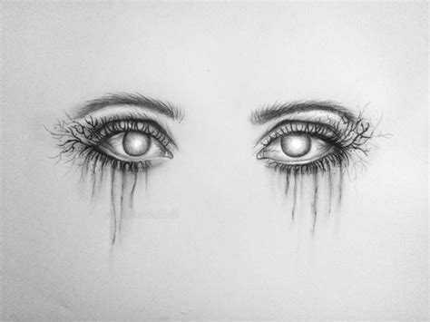 Black Pencil Sketch On White Background How To Draw Cute Eyes Set Of
