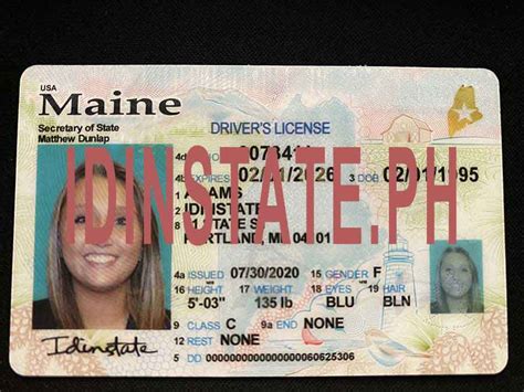 Maine Fake Id Maine Fake Driver License