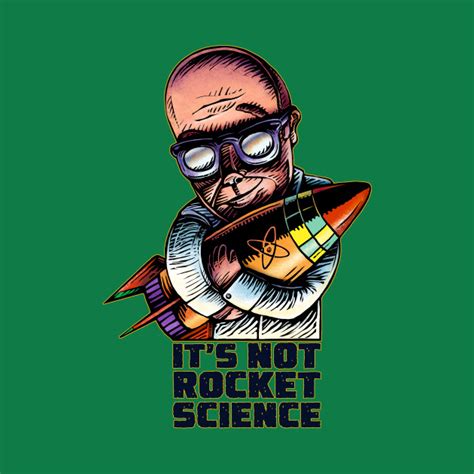 Its Not Rocket Science Geeky Geek Cartoon Nuke Atomic A Bomb Atomic