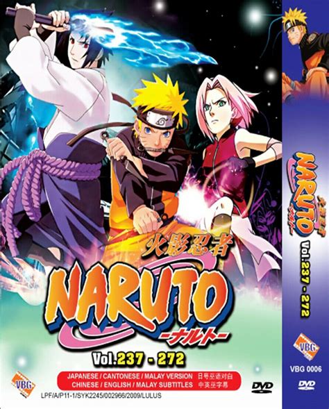 Naruto Box 6 Vol 237 272 Anime Box Set Box 6
