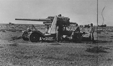 88mm Flak 18 Battery On The Towing Carriage With Lateral Outriggers