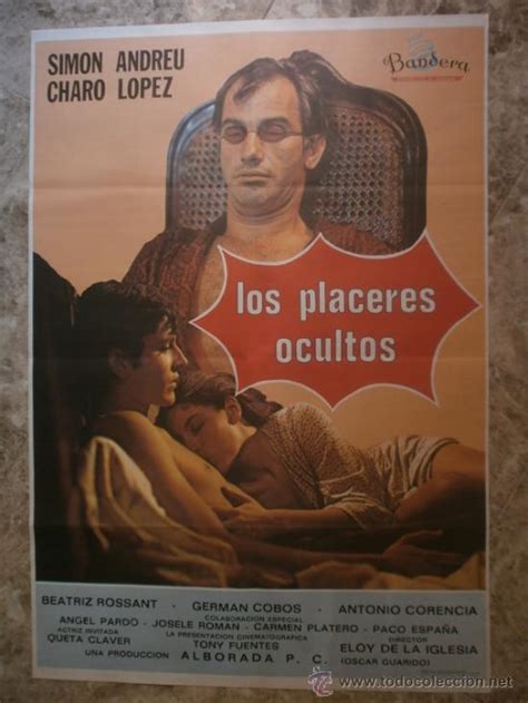 Los Placeres Ocultos Simon Andreu Charo Lopez Comprar Carteles Y Posters De Pel Culas De