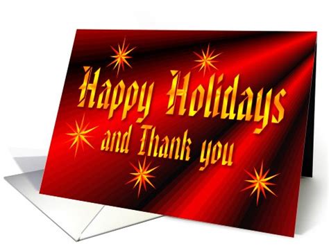 Happy Holidays Employees Card 475293