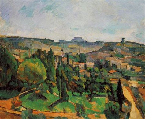 Paul Cezanne Ile De France Landscape 1880 Cezanne Pinterest