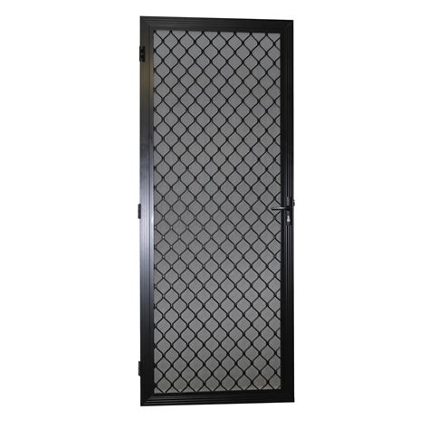 Protector Aluminium 2032 X 813 X 19mm Black Grille Fixed Metric Barrier