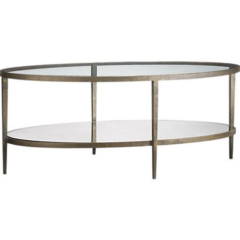 I have a coffee table that i do not need anymore. Clairemont Oval Coffee Table + Reviews | Crate and Barrel ...