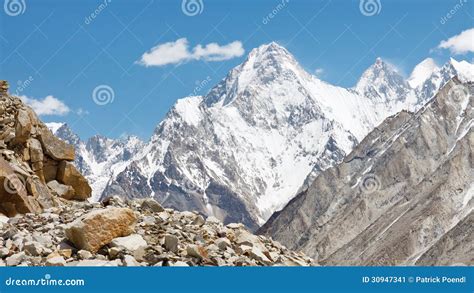 Gasherbrum Iv Karakorum Pakistan Stock Image Image Of Pakistan