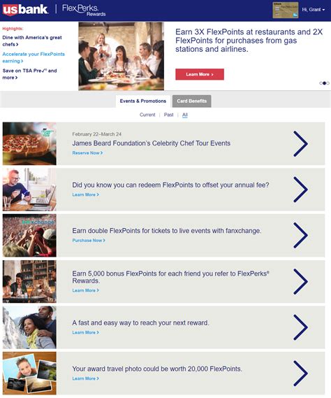 If you spend an average of just $500 a month ($2,000 total) in the card's first four months, you'll receive 25,000. US Bank FlexPerks Rewards Website Gets a Facelift (But No ...