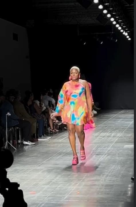 melody trice graced the runways for london milan fashion week