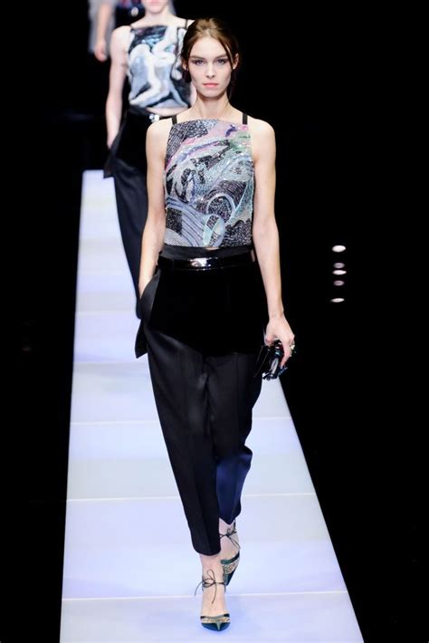 Giorgio Armani Closes Milan Fashion Week With A Clever Skirtpant Combo