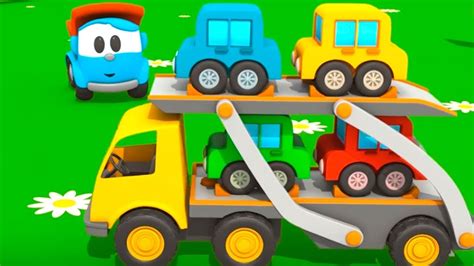 Leo The Truck The Car Transporter Kids Cartoons Youtube