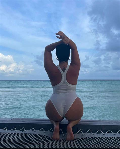 demi lovato poses in sexy white swimsuit in the maldives