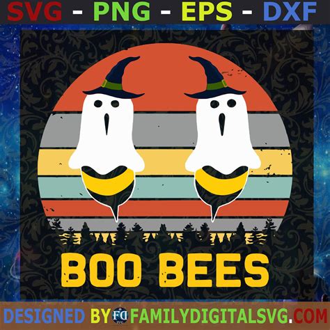 Boo Bees Svg