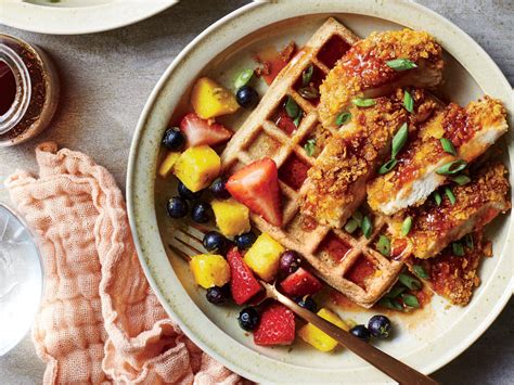 From our egg mcmuffin® breakfast sandwich to our famous hash browns, you'll find everything you love! Chicken and Waffles with Kicky Syrup Recipe - Cooking Light