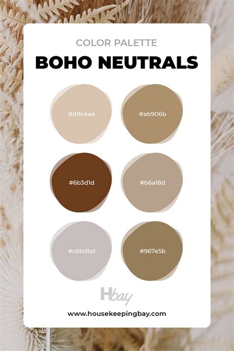 Ideas Of The Boho Color Palette Housekeepingbay