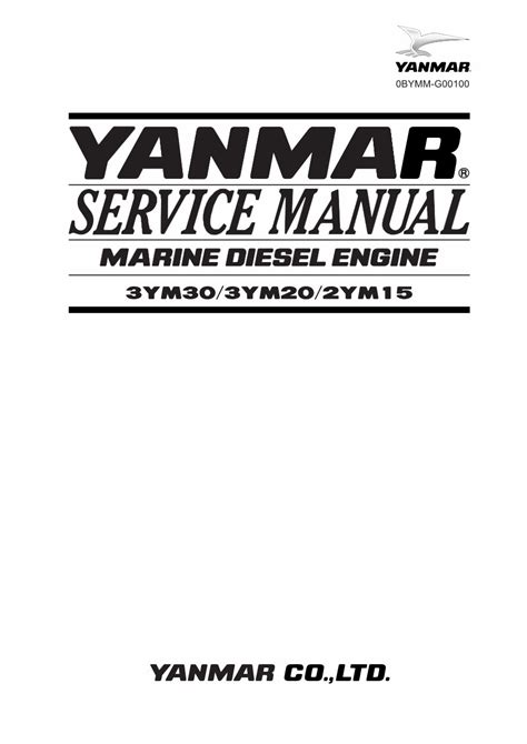 Yanmar Marine Diesel Engine 3ym30 3ym20 2ym15 Workshop Service Repair