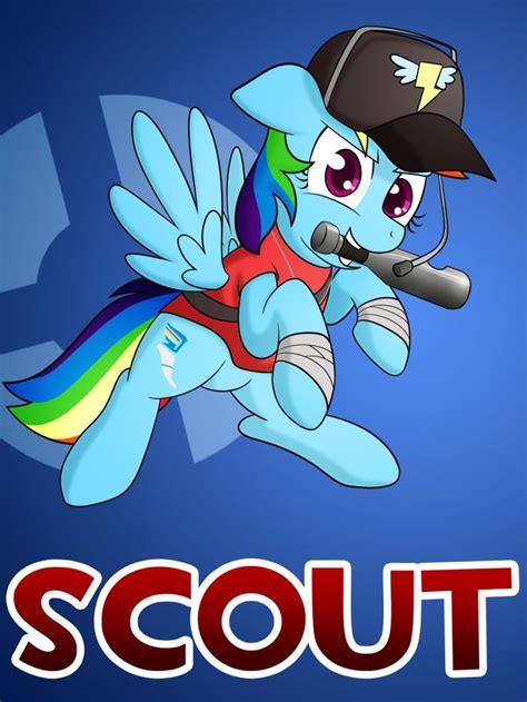 Pony Fortress 2 Scout By 10art1 My Little Pony Cartoon Pony Team