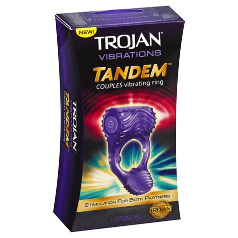 Trojan Tandem Couples Vibrating Ring Shop Condoms And Contraception At