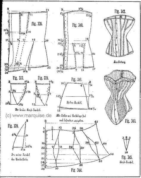 Printable Corset Pattern Customize And Print