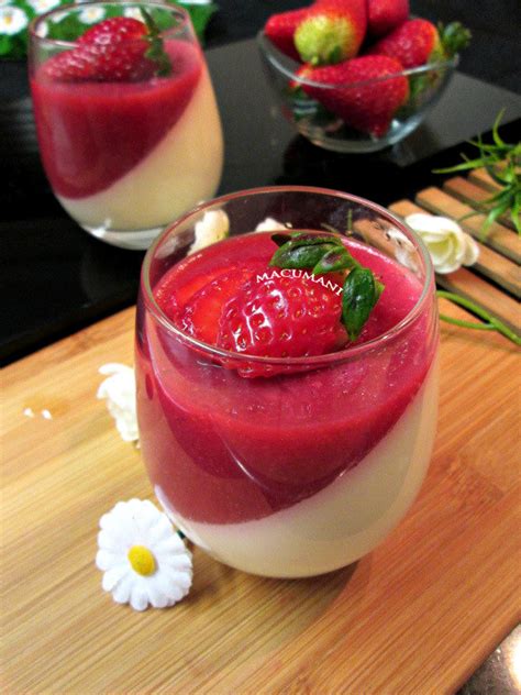 Panna Cotta De Fresas