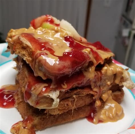 Protein Packed Peanut Butter And Jelly French Toast