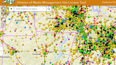 Waste Management Gis Data And Maps Nc Deq