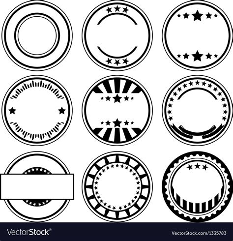 Rubber Stamps Royalty Free Vector Image Vectorstock