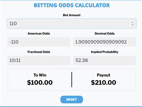 Odds Calculator Make Good Bets