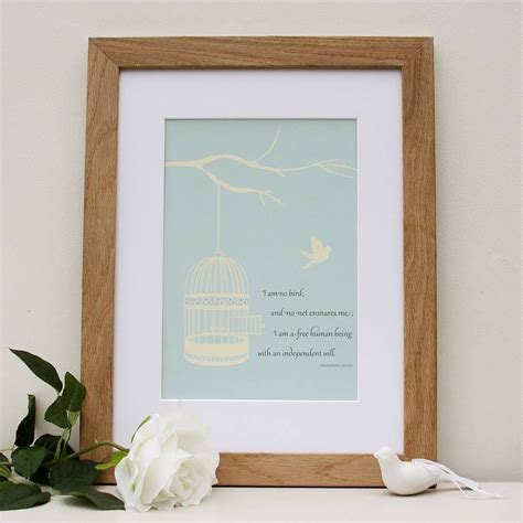 It depends on the version of the book that you have.it appears in chapter 8. Jane Eyre Literary Quote Print | Quote prints, Jane eyre quotes, Bird quotes