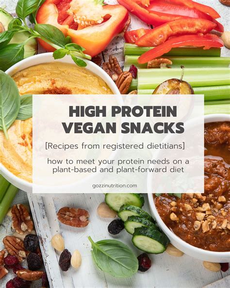 High Protein Vegan Snacks Gozzi Nutrition