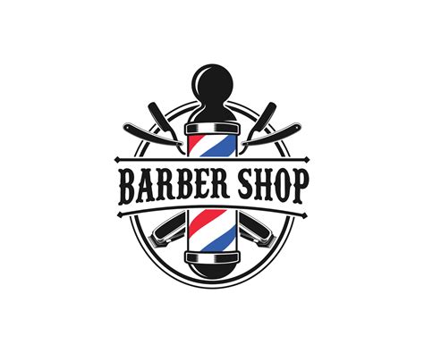 Barbershop Logo Barber Shop Logo Vector Template 10071559 Vector Art