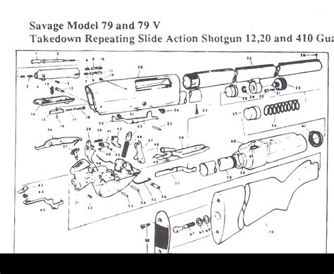 Diagram Winchester Model 12 Shotgun Parts Diagram Mydiagramonline