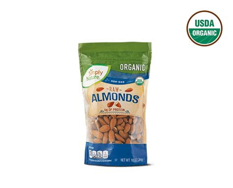 Simply Nature Organic Almonds Aldi Us